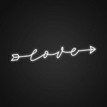 Love Neon Sign for Romantic Settings