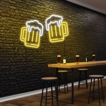 Beer Neon Sign for Bars and Restaurants