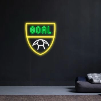 Goal Neon Sign for Motivational Decor
