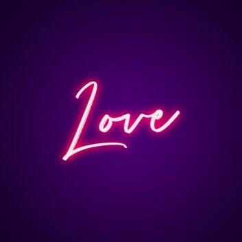 Love Neon Sign for Romantic Settings