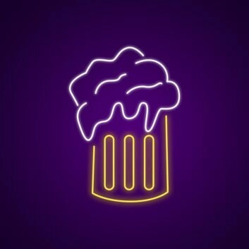 Beer Neon Sign for Restaurants and Bars
