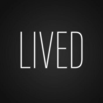 Lived Neon Sign for Inspirational Spaces