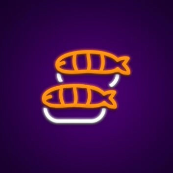 Sushi Neon Sign for Restaurants and Food Lovers