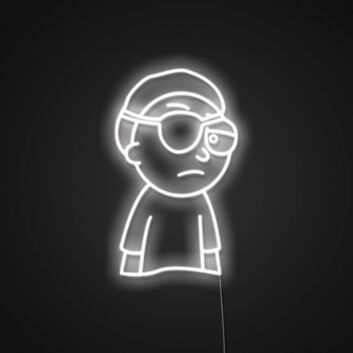 Morty Neon Sign for Rick and Morty Fans