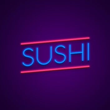 Sushi Neon Sign for Food Lovers and Restaurants