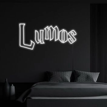 Lumos Neon Sign for Harry Potter Fans