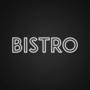 Bistro Neon Sign for Restaurants