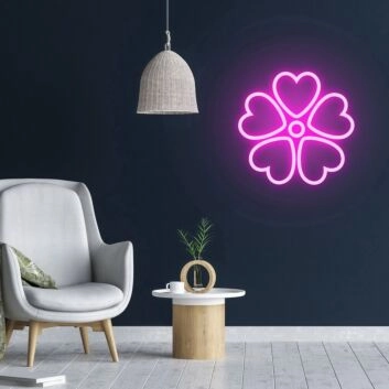 Flower Neon Sign V2 for Floral Decor