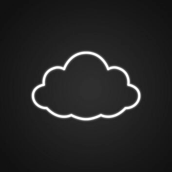 Clouds Neon Sign for Peaceful Spaces