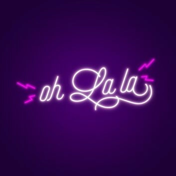 Oh La La Neon Sign for Romantic Spaces
