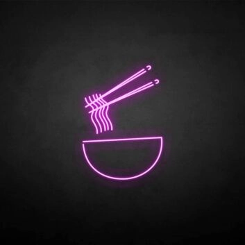 &#39;Noodles&#39; neon sign