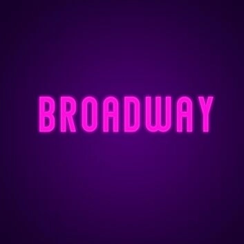Broadway Neon Sign for Theater Lovers