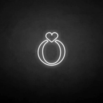 &#39;Ring&#39; neon sign