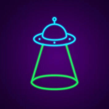 Alien Ufos Neon Sign for Sci-Fi Fans