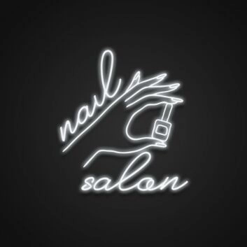 Nail Salon Neon Sign for Beauty Salons