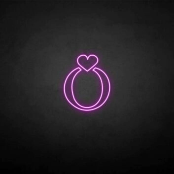 &#39;Ring&#39; neon sign