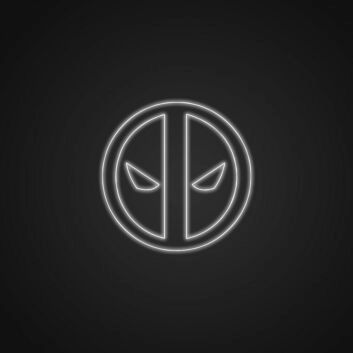 Superhero Neon Sign for Themed Decor