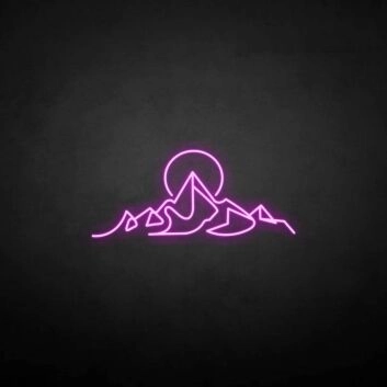 Sunrise&#39; neon sign