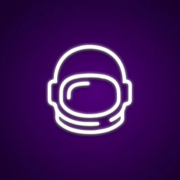 Astronaut Neon Sign for Space Enthusiasts