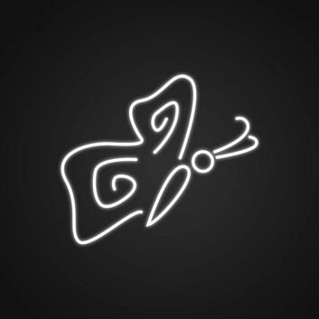 Butterfly Neon Sign A whimsical touch for bedrooms or nurseries