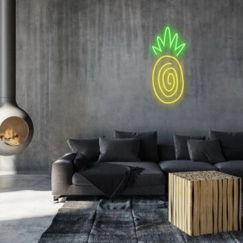 Pineapple Neon Sign Create a tropical vibe in your kitchen or bar