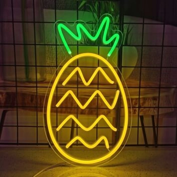 Pineapple Neon Sign Enhance your tropical decor with this vibrant sign