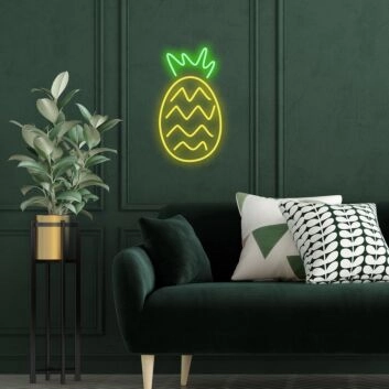 Pineapple Neon Sign Enhance your tropical decor with this vibrant sign