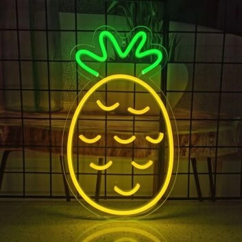 Pineapple Neon Sign v2 Add a tropical touch to your home