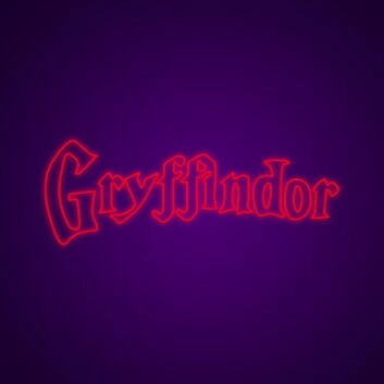 Gryffindor Neon Sign Must-have decor for Harry Potter fans