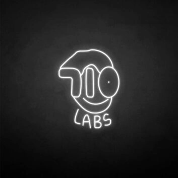 LABS&#39; neon sign