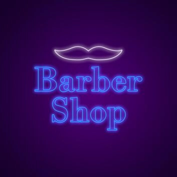 Barbershop Neon Sign Attract more customers to your barbershop