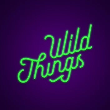 Wild Things Neon Sign Perfect for adventurous and bold spaces