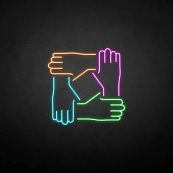 &#39;Solidarity&#39; neon sign