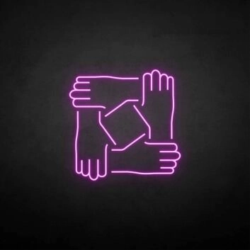 &#39;Solidarity&#39; neon sign