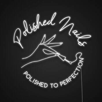 Nail Polish Neon Sign Perfect for nail salons and beauty bars