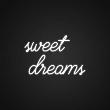 Sweet Dreams Neon Sign Perfect for creating a serene bedroom atmosphere