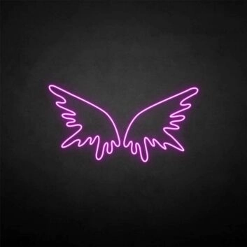 &#39;Wing&#39; neon sign