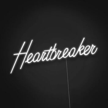 Heartbreaker Neon Sign Add a bold touch to your decor