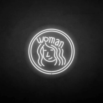 &#39;Woman&#39; neon sign