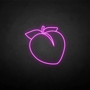 Peach3&#39; neon sign