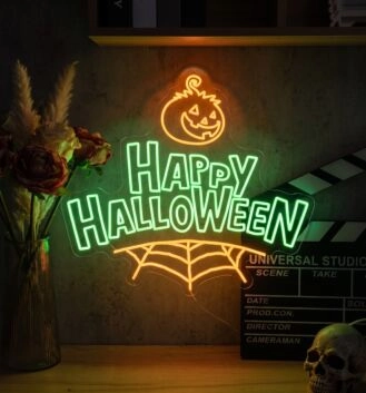 Happy Halloween Neon Sign Light up your Halloween party