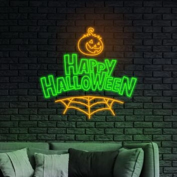 Happy Halloween Neon Sign Light up your Halloween party