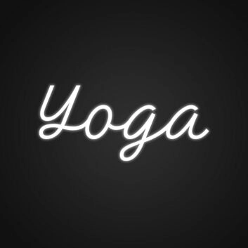 Yoga Customizables Neon Sign Create a serene yoga space