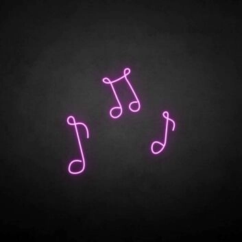 Notes&#39; neon sign
