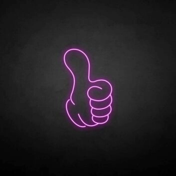 &#39;Thumps&#39; neon sign