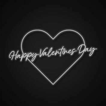 Happy Valentines Day Neon Sign Brighten up Valentine's Day celebrations
