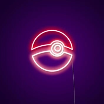 Pokeball Neon Sign Perfect for Anime fans