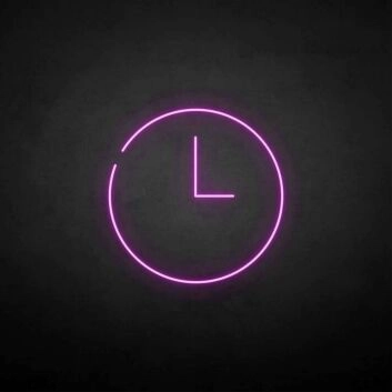 &#39;Time&#39; neon sign