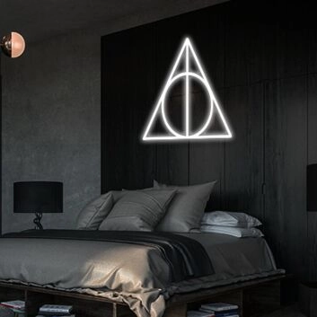 The Symbol of Magic Neon Sign Perfect for fans to showcase their love for magic
