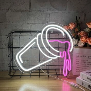 &#39;Spatter&#39; neon sign